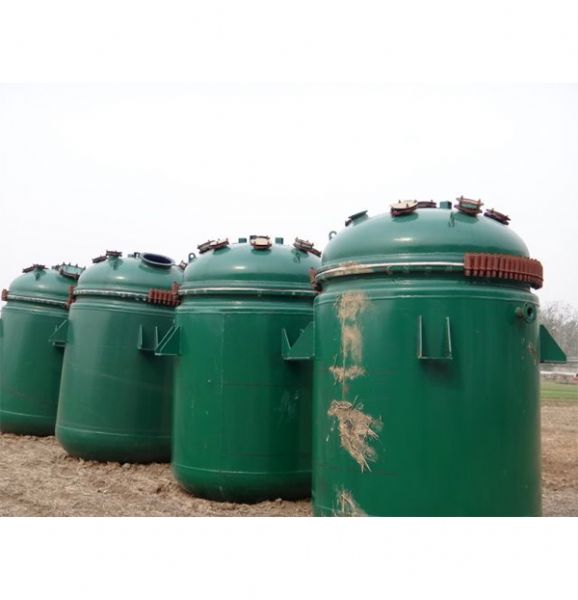 二手全新10立方搪瓷反應釜