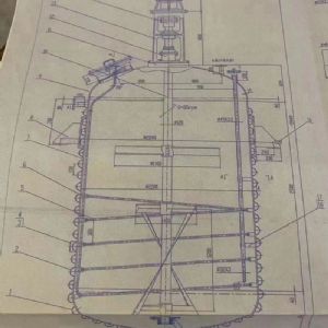 全新11台12.5立方不鏽鋼外盤管反應釜,安裝上未使用,厚度14毫米,手續資料齊全!